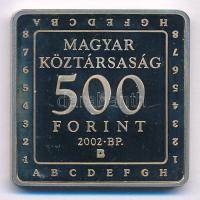 2002. 500Ft Cu-Ni "Kempelen Farkas Sakkautomatája" kapszulában T:PP kis patina Adamo EM181