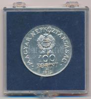 1972. 100Ft Ag "Budapest" műanyag tokban T:BU Adamo EM40