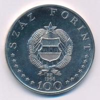 1968. 100Ft Ag "Semmelweis" kapszulában T:UNC Adamo EM28