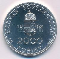 1998. 2000Ft Ag "Integráció az EU-ba - EURO II" kapszulában T:BU Adamo EM157
