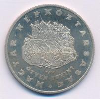 1966. 50Ft Ag "Zrínyi Miklós" kapszulában T:UNC (P) patina Adamo EM18