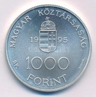 1995. 1000Ft Ag "Integráció az EU-ba - ECU" kapszulában T:BU Adamo EM145