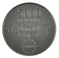 2004. 5000Ft Ag "Magyarország az Európai Unió tagja" kapszulában, tanúsítvánnyal T:PP Adam...