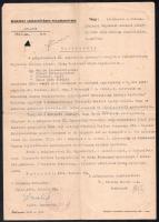 1942-1967 4 db Sárdy Brutus (1892-1970) festőművész, restaurátor részére szóló levél, restaurálással...