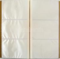 2 db képeslap album egyenként 96 férőhellyel / 2 postcard albums, each for 96 postcards (29 x 15,5 c...