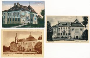 Balassagyarmat, Múzeum - 3 db régi képeslap