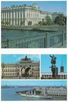 Szentpétervár - 11 db modern képeslap tokban / Saint Petersburg (Leningrad) - 11 modern postcards in...