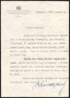 1935-1937-1940 Dr. Németh Károly (1890-1949) jogász székesfővárosi tanácsnok 4 db levele Sárdy Brutu...