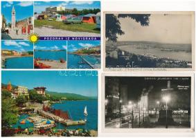 37 db főleg MODERN jugoszláv város képeslap / 37 mostly modern Yugoslavian town-view postcards