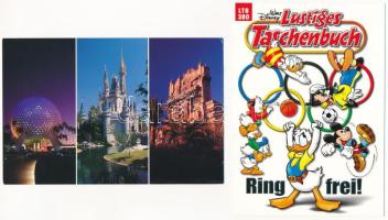 11 db MODERN Walt Disney kiadású képeslap / 11 modern Walt Disney edition postcards