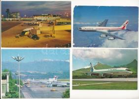 16 db MODERN repülős képeslap / 16 modern aircraft postcards