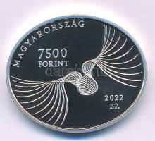 2022. 7500Ft Ag "Kertész Imre" tanúsítvánnyal T:PP