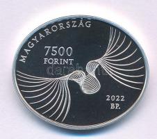 2022. 7500Ft Ag "Kertész Imre" tanúsítvánnyal T:PP