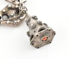 Neo etruszt peruzzi ezüst (Ag) karkötő cca 1930 Jelzett 40 g