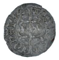 1446-1453. Denár Ag "Hunyadi János" előlapi körirat "TEMPORE IOHANIS" (0,30g) T:...