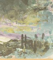 Hajós Hollanda Éva (1935-): Csendélet. Olaj, farost, jelzett. Proveniencia: Ury Ibolya (1924-2009), ...