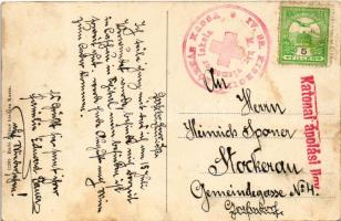 Kassa, Kosice; Fő utca, Andrássy-Udvar palota és kávéház, Dr. Holzman fogorvos rendelője, üzletek, d...