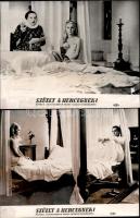 cca 1965 ,,Szüzet a hercegnek" című olasz - francia filmvígjáték jelenetei és szereplői, 7 db v...