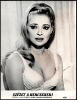 cca 1965 ,,Szüzet a hercegnek" című olasz - francia filmvígjáték jelenetei és szereplői, 7 db v...