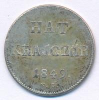 1849NB 6kr Ag T:XF patina 
Adamo B3