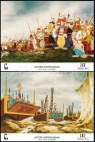 cca 1989 előtt készült Asterix rajzfilmekből 13 jelenet, részben fotóeljárással, részben nyomdatechn...