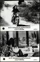 cca 1968 ,,Egy remete Rómában" című olasz filmvígjáték jelenetei és szereplői, 13 db vintage pr...