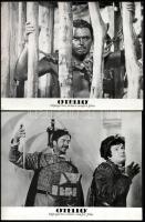 cca 1955 ,,Otello" című szovjet film jelenetei és szereplői, 21 db vintage produkciós filmfotó, ezüst zselatinos fotópapíron, a használatból eredő (esetleges) kisebb hibákkal, 18x21 cm