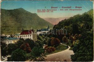 1916 Brassó, Kronstadt, Brasov; Római katolikus főgimnázium / school (EK)