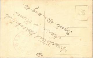 1933 Budapest, cserkész anyjával. Herz Fotószalon, photo