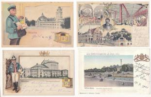 MÜNCHEN - 88 db modern reprint képeslap / MÜNCHEN - 88 modern reprint postcards