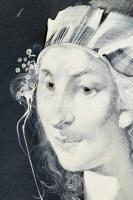 Szász Endre (1926-2003): Portré. Olaj, farostlemez, jelzett. Proveniencia: Ury Ibolya (1924-2009), a...