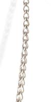 Ezüst(Ag) fantáziaszemes nyaklánc, jelzett, h: 52 cm, nettó: 7,6 g