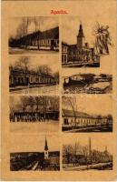 1909 Apatin, mozaiklap. 156. Szavadill József kiadása / multi-view postcard (EB)
