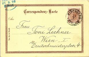 1898 (Vorläufer) Franz Josef I / Franz Joseph I of Austria. L. V. Enders'sche Kunstanstalt Art ...