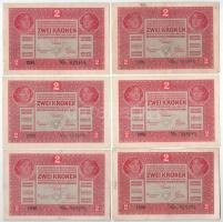 1917. 2K (10db) T:F közte szép papír Adamo K6
