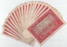 1917. 2K (20db) T:F,VG közte kis anyaghiány Adamo K6