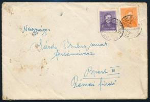 cca 1930-40 6 db Sárdy Brutus festőművésznek, a Fővárosi Képtár restaurátorának küldött levél és lev...