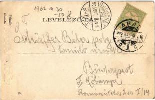 1905 Arad, Vértanú szobor / martyrs' monument, statue (kis szakadás / small tear)