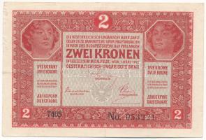 1917. 2K "7000 feletti sorozatszám" T:F kis papírsérülés (egér nyoma?), de ezt leszámítva ...