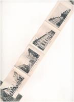 1917 Gyergyószentmiklós, Gheorgheni; Kossuth Lajos utca, Szőcs L. Albert üzlete. leporellólap 10 kép...