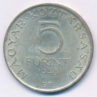 1948. 5Ft Ag "Petőfi" T:XF patina
Adamo EM1