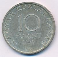 1948. 10Ft Ag "Széchenyi" T:AU,XF patina, kis ph
Adamo EM2