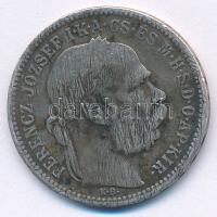 1895KB 1K Ag Ferenc József T:F patina, karc Adamo K5