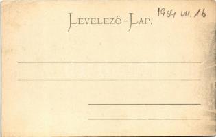 Igló, Zipser Neudorf, Spisská Nová Ves; Kossuth Lajos sor és templom. Stengel & Co. / street vie...