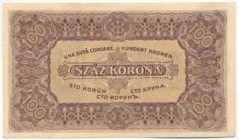 1923. 100K "Magyar Pénzjegynyomda Rt." nyomdahely jelöléssel. Nyomdahiba a "BUDAPEST&...