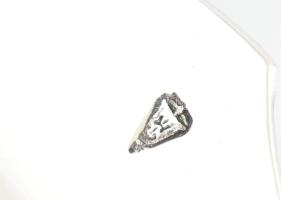 Ezüst(Ag) kagylómintás süteményes lapát, h: 25,2 cm, nettó: 175,6 g