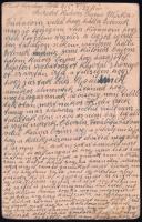 1915 Tábori posta levelezőlap "K.u.K. Festungsfeldbahn 3. Bauabteilung" + "MFP POLA c...