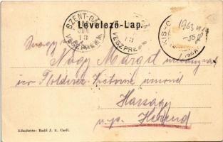 1902 Kiscell, Celldömölk; Kossuth Lajos utca, Szabó József szállodája, Szabó Lajos vendéglője. Radó ...