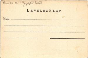 Eger, Kossuth Lajos tér, piac. Baross nyomda (EK)