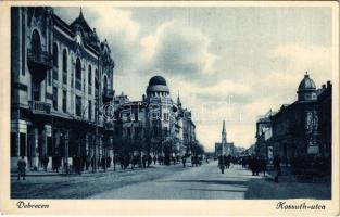Debrecen, Kossuth utca, üzletek